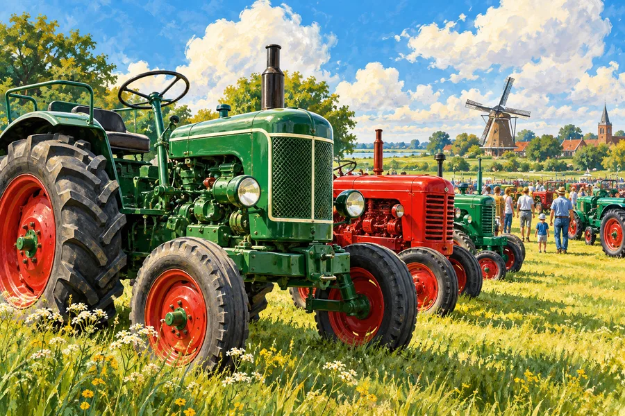 Symbolische Illustration zum Thema Trecker & Oldtimer Schwerinsdorf